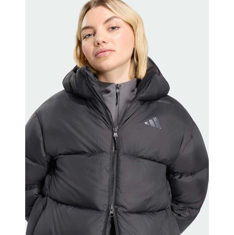 adidas performance Z.n.e. puffer down parka jacket in black