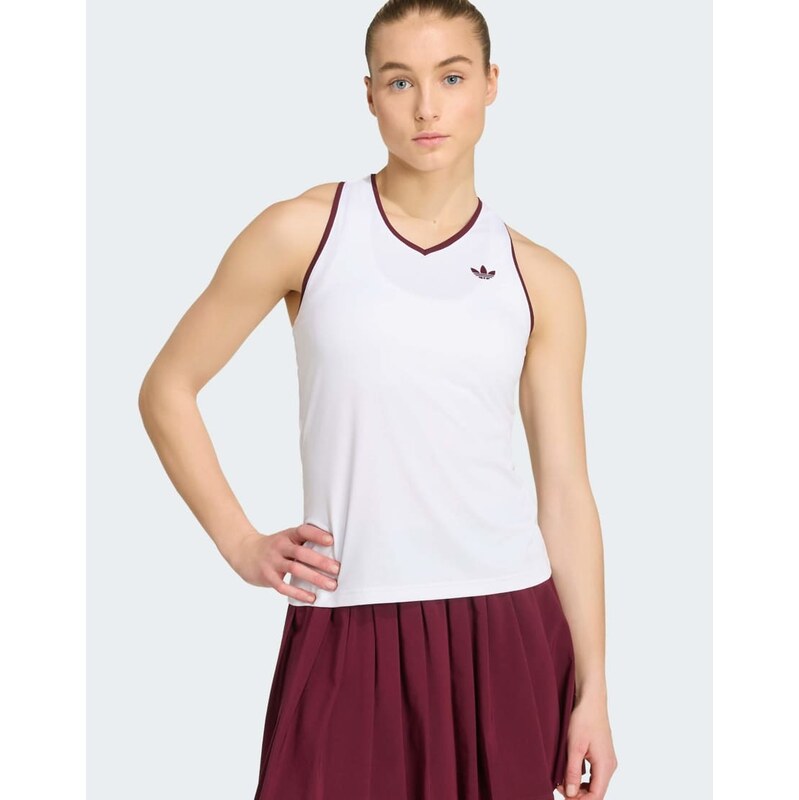 adidas performance Tennis classics tank top in white