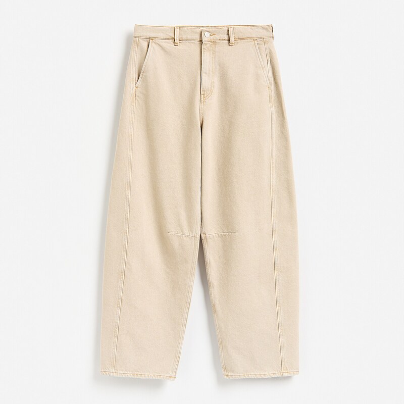 Reserved - LADIES` JEANS TROUSERS - béžová