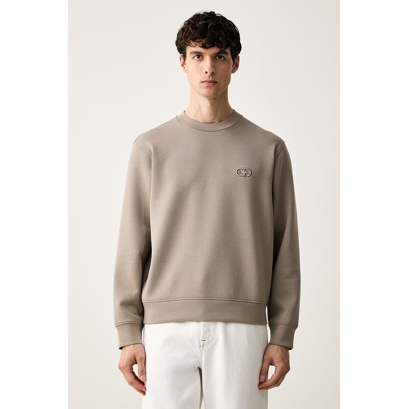 Emporio Armani mikina s kapucí pánská s bavlnou