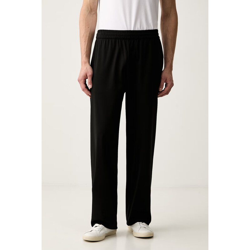 Emporio Armani kalhoty pánské s lyocellem
