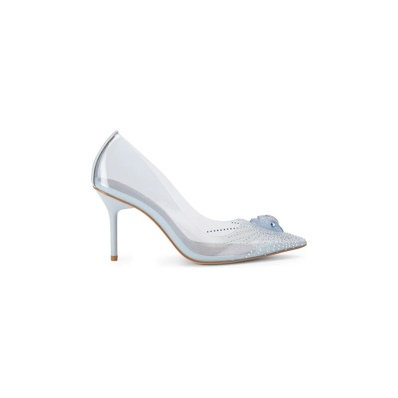 Kurt Geiger London Lodičky Eagle Vinyl Court Pale Blue