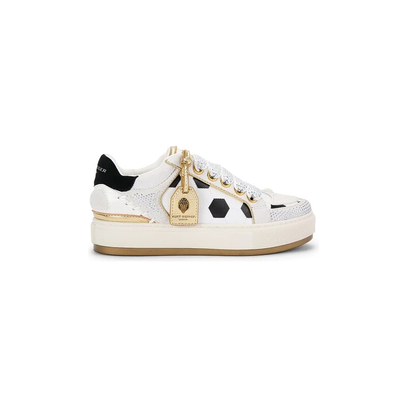 Kurt Geiger London Southbank Footy White/Blk sneakers boty
