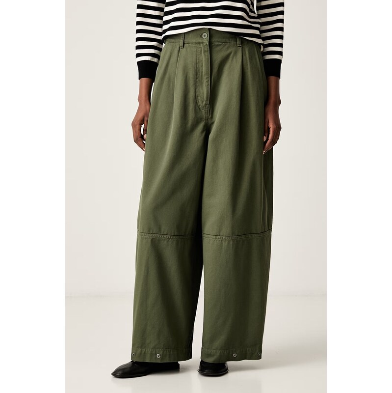 Weekend Max Mara kalhoty dámské bavlněné WKDBACCA