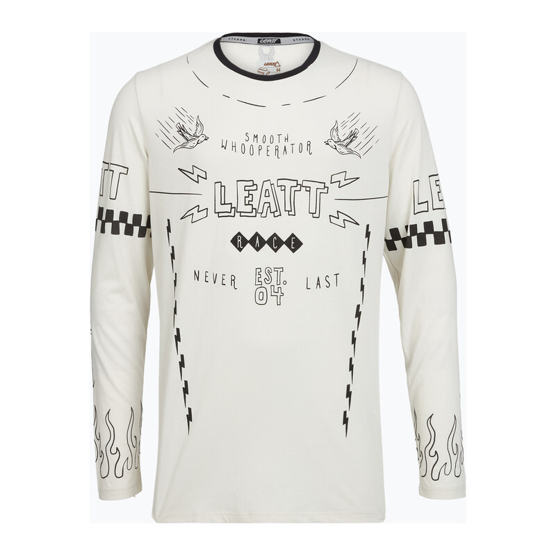 Pánský cyklistický dres Longsleeve Leatt MTB Gravity 3.0 cream