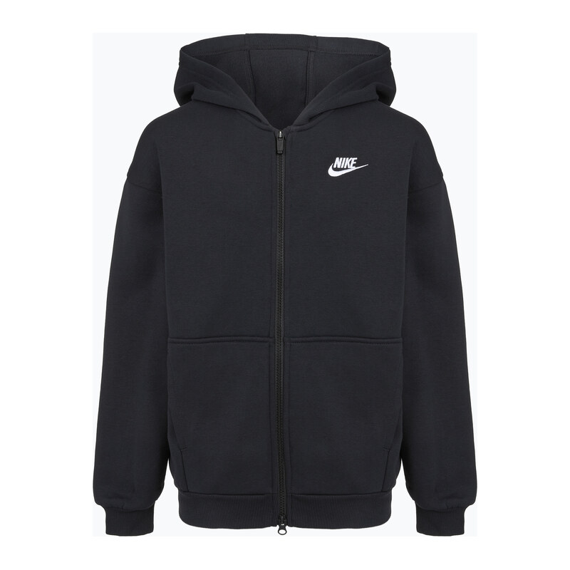 Dětská mikina Nike Sportswear Club Fleece FD2931-010 black/white