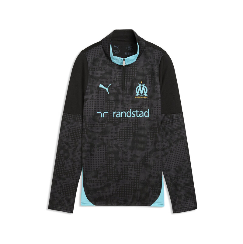 PUMA Dětský běh rukáv čtvrtzip Trainingstop PUMA