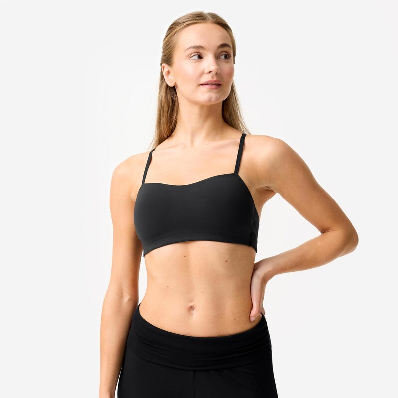 DECATHLON Dámská podprsenka měkká s více ramínky mírné zpevnění