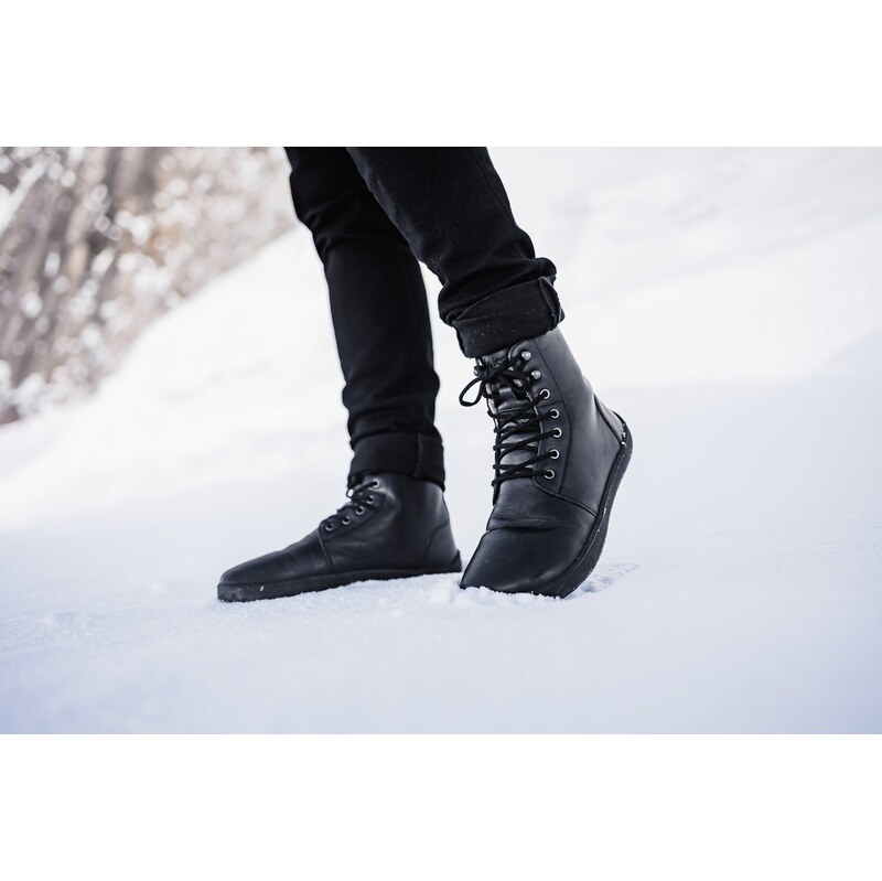 dámská barefoot obuv Be Lenka Winter 3.0 Černá