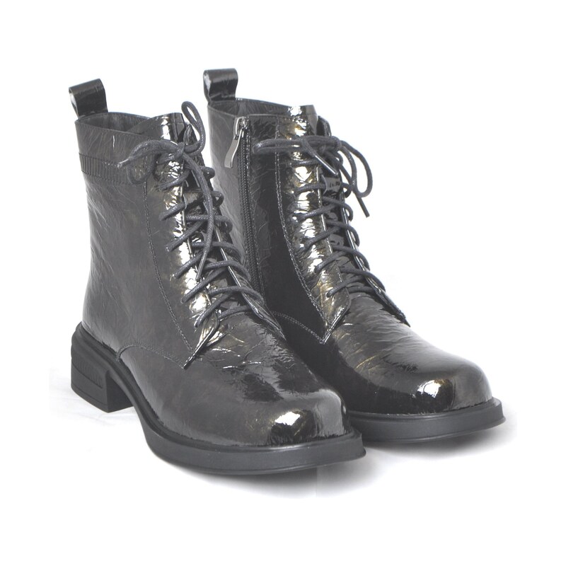 dámská kotníková obuv LADIES 1033-025 Metalická