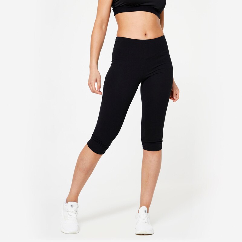 DOMYOS Dámské 3/4 fitness legíny slim