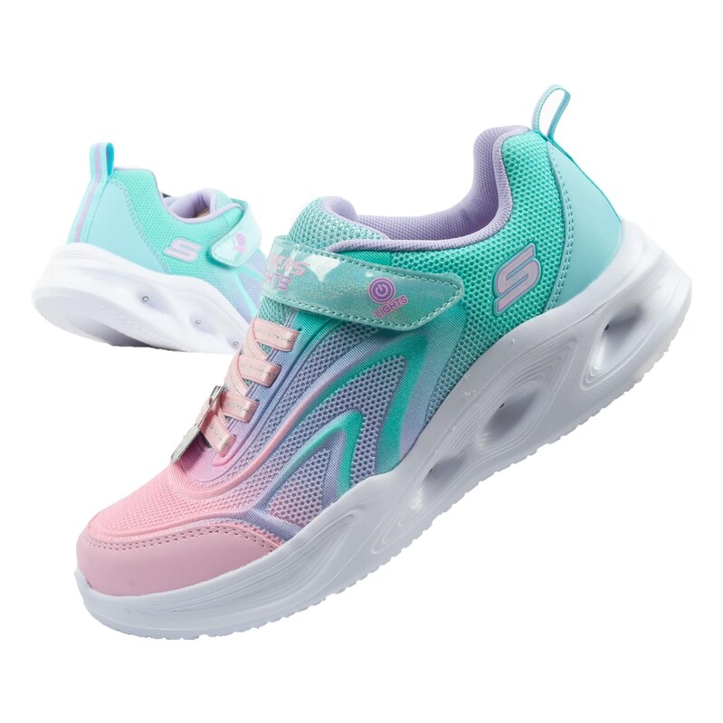 SKECHERS Dětské sportovní boty Skechers Color Breeze LED