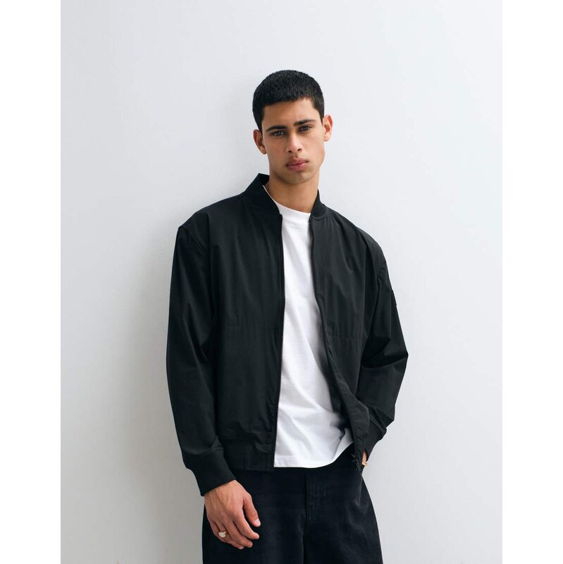 Boss Orange zepush bomber jacket in black