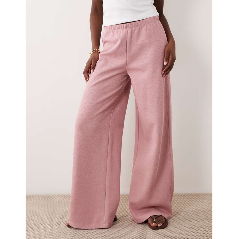 Miss Selfridge soft touch trouser in mauve pink