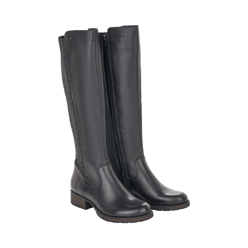 dámská obuv - kozačky RIEKER Z9591-00 Černá