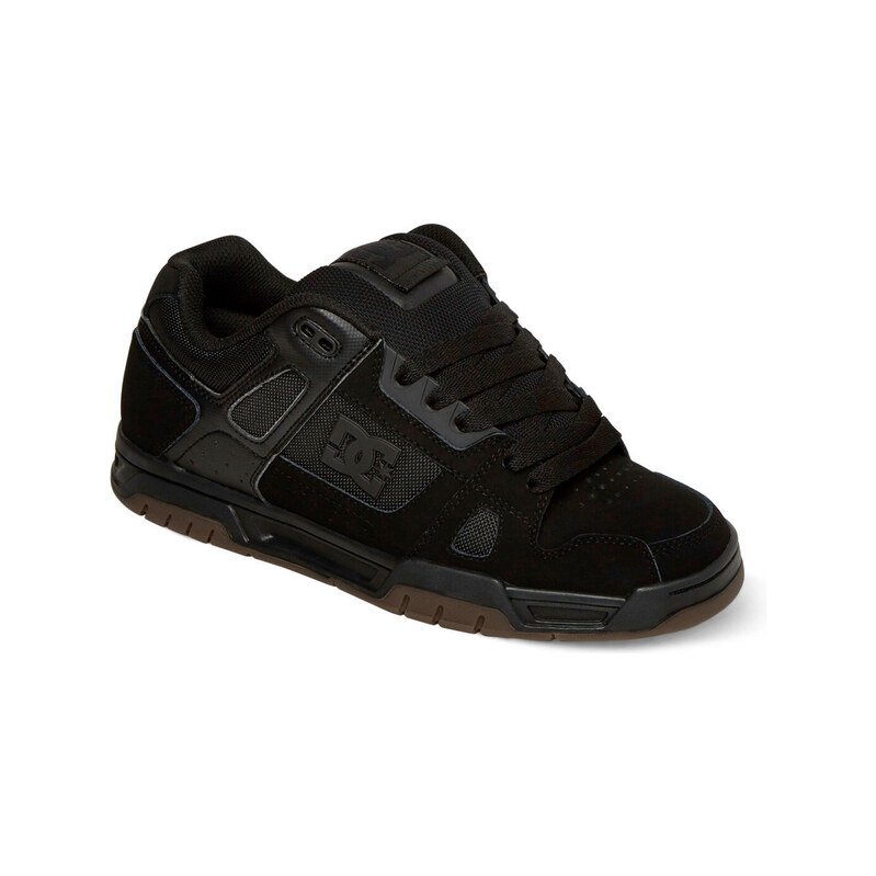 DC SHOES Pánské kožené boty STAG Černé