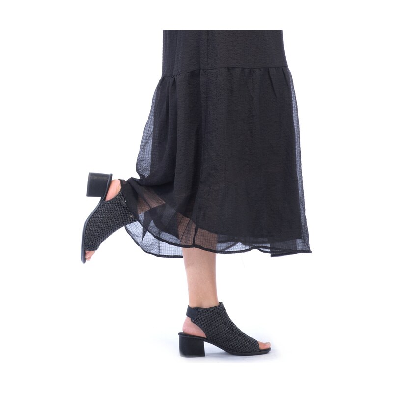 dámské elegantní sandály RIEKER 64670-00 Černá
