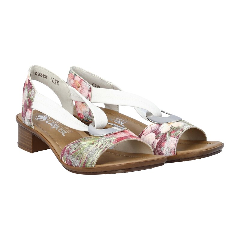 dámské elegantní sandály Rieker 62662-90 Multicolor