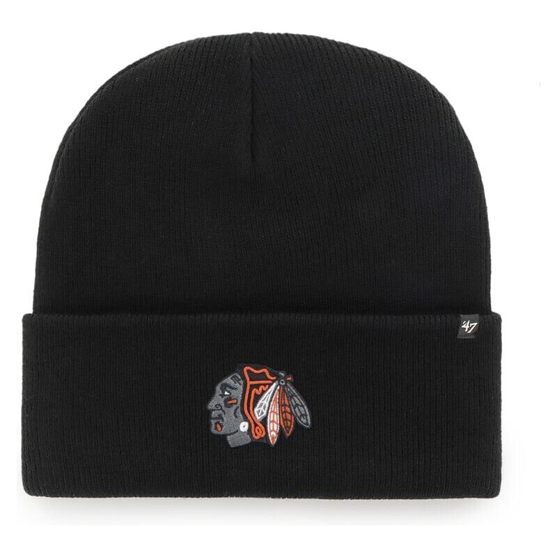 47 BRAND Pletená zimní čepice NHL Chicago Blackhawks Haymaker 47