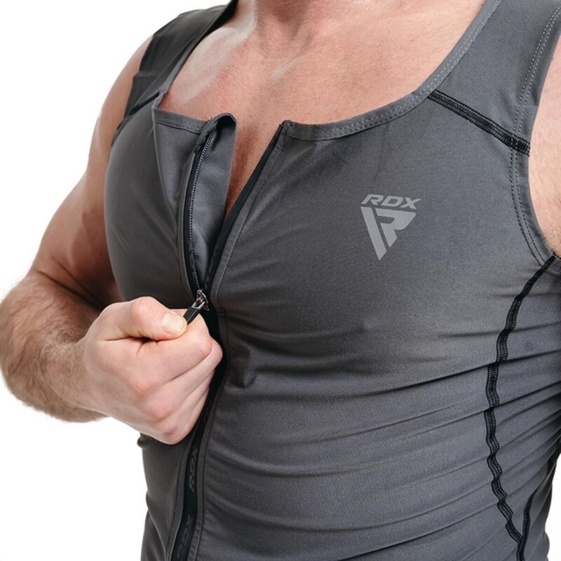 RDX SPORTS Pánská saunová vesta na zip M2