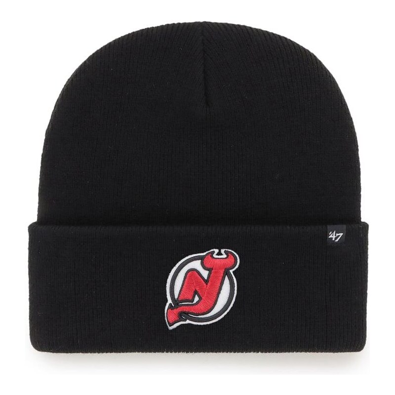 47 BRAND Pletená zimní čepice NHL New Jersey Devils Haymaker ’47