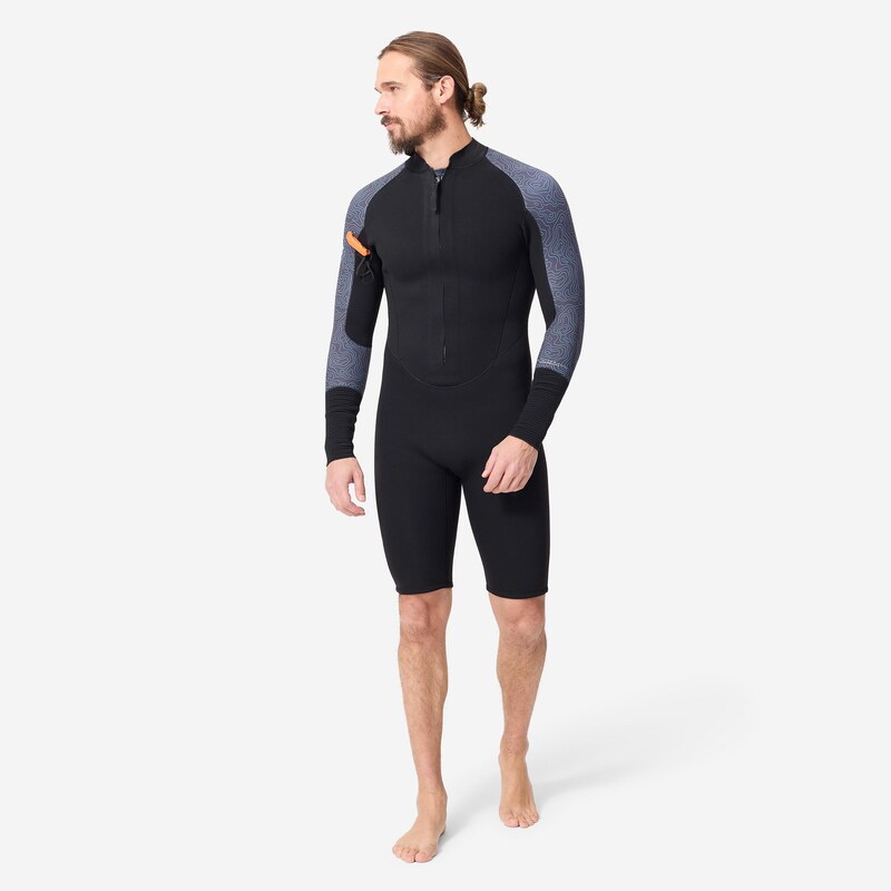 OCEAN STEP Pánská krátká kombinéza na běh ve vodě neopren 4/3 mm
