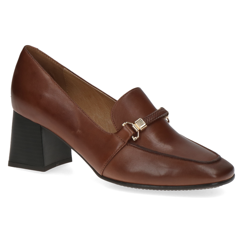 dámské luxusní lodičky CAPRICE 9-24401-41 Hnědá