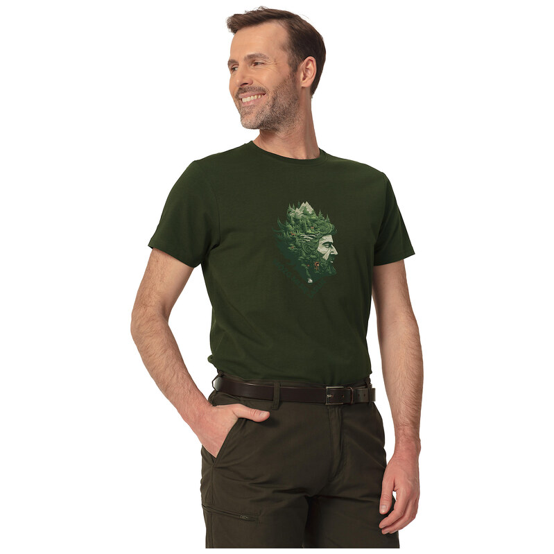 TAGART Pánské lovecké tričko Tagart FNT Las Green