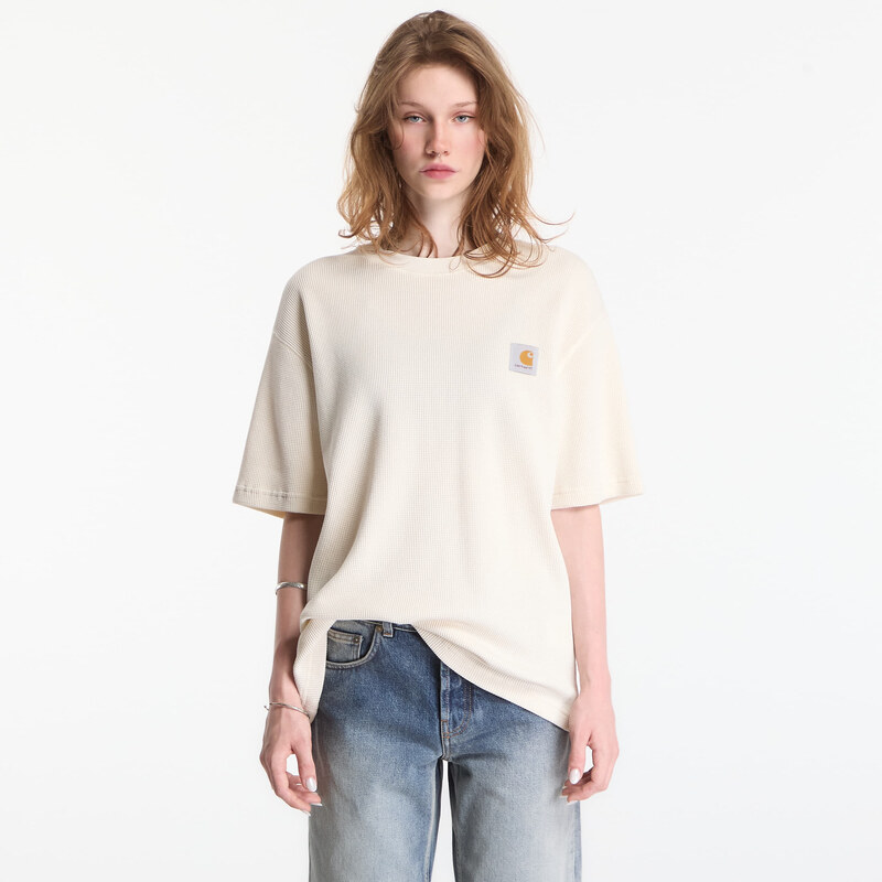 Tričko Carhartt WIP S/S Nelson Waffle T-Shirt UNISEX Natural L