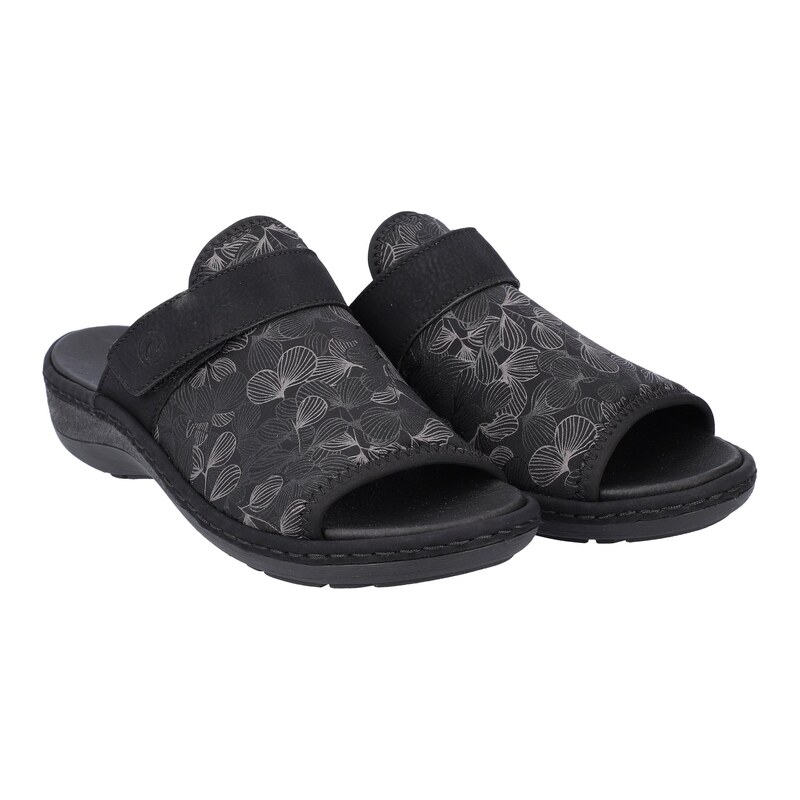 dámské pantofle pro halluxy REMONTE D7664-01 Černá