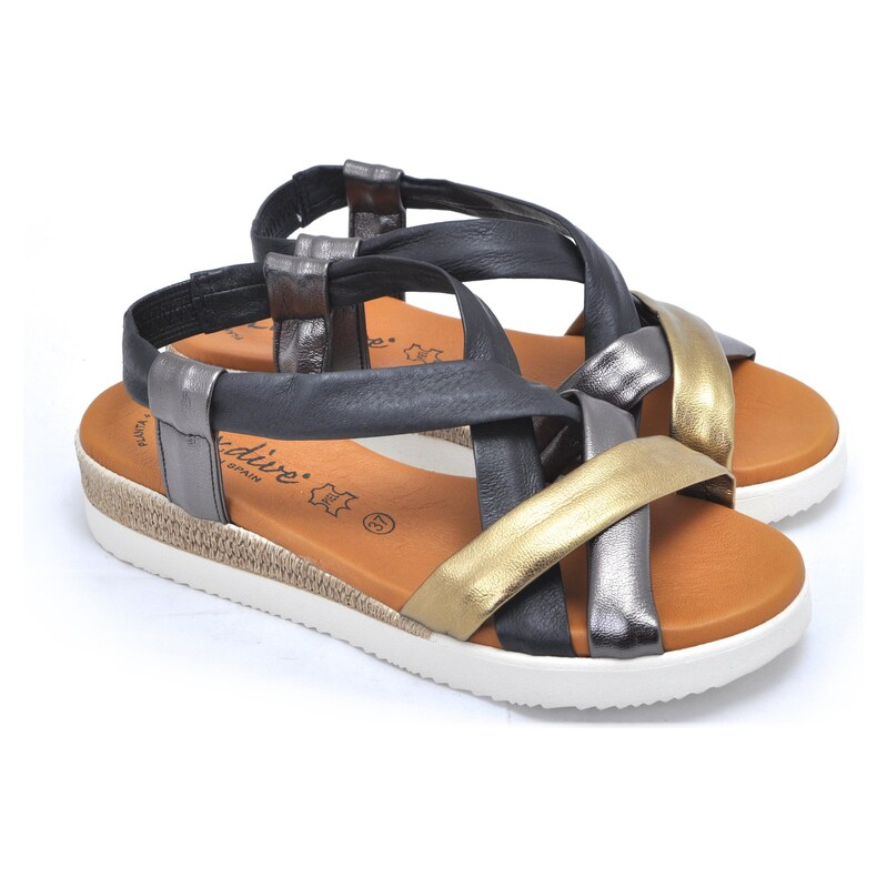 LUXDIVE dámské páskové sandály SHOESY EI0254194 Černá