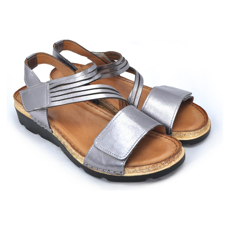 dámské sandály pro halluxy IBERIUS 1268 BRONZ 297 Metalická