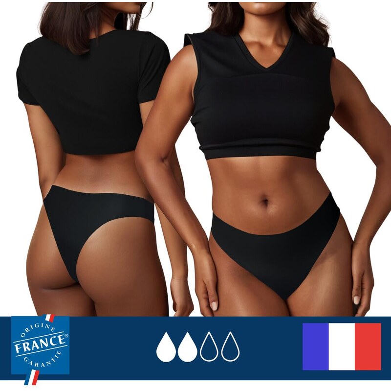 PLIM UNDERWEAR Menstruační plavky brazilského střihu - Střední