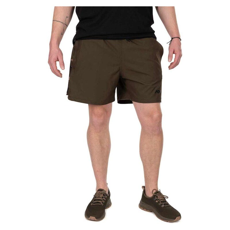 FOX Fox Koupací kraťasy Khaki / Camo LW Swim Shorts - XL