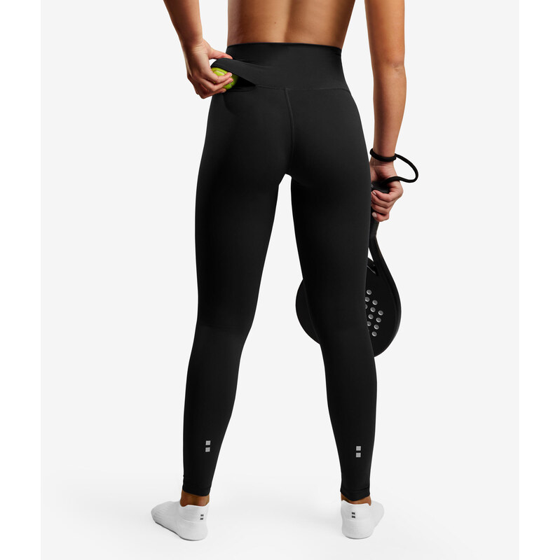 NORDICDOTS Dámské Tennis/Padel Elegantní legíny černé