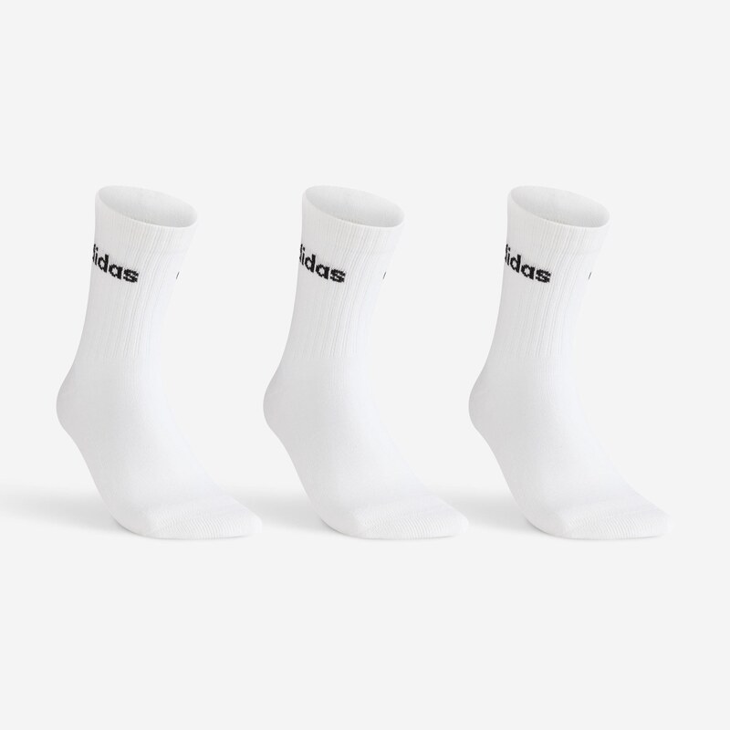 ADIDAS Vysoké tenisové ponožky bílé 3 páry