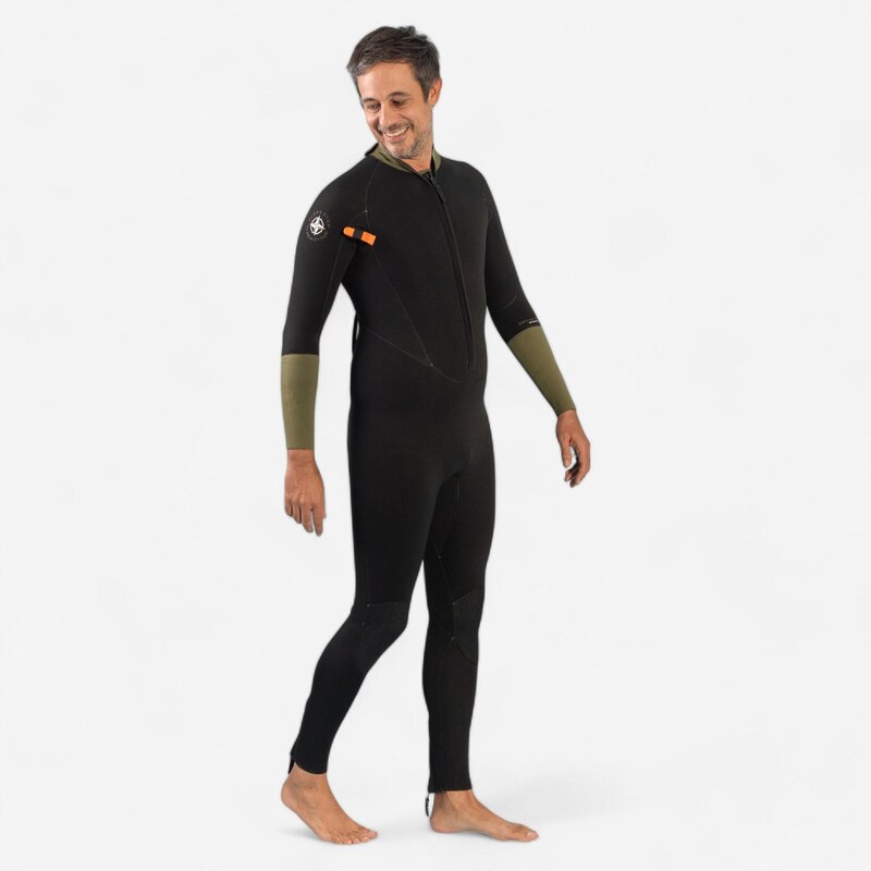OCEAN STEP Pánská dlouhá kombinéza na běh ve vodě neopren 4/3