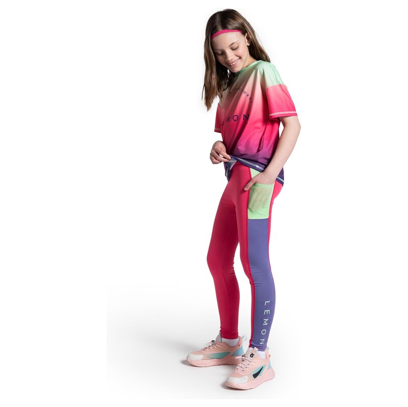 LEMON EXPLORE Dětské legíny na gymnastiku s kapsou WL5
