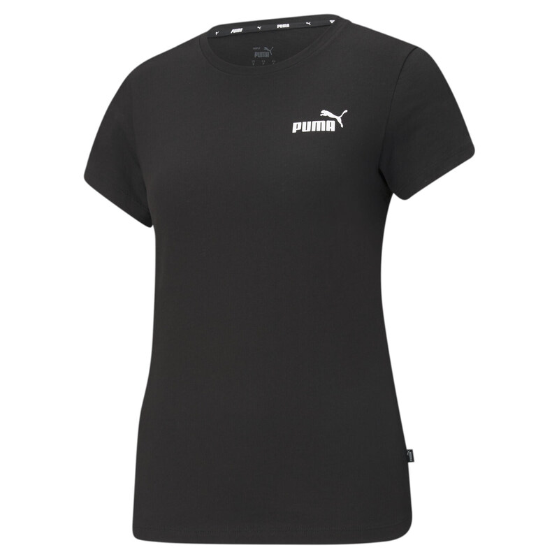PUMA Dámské tričko s malým logem Essentials PUMA Black