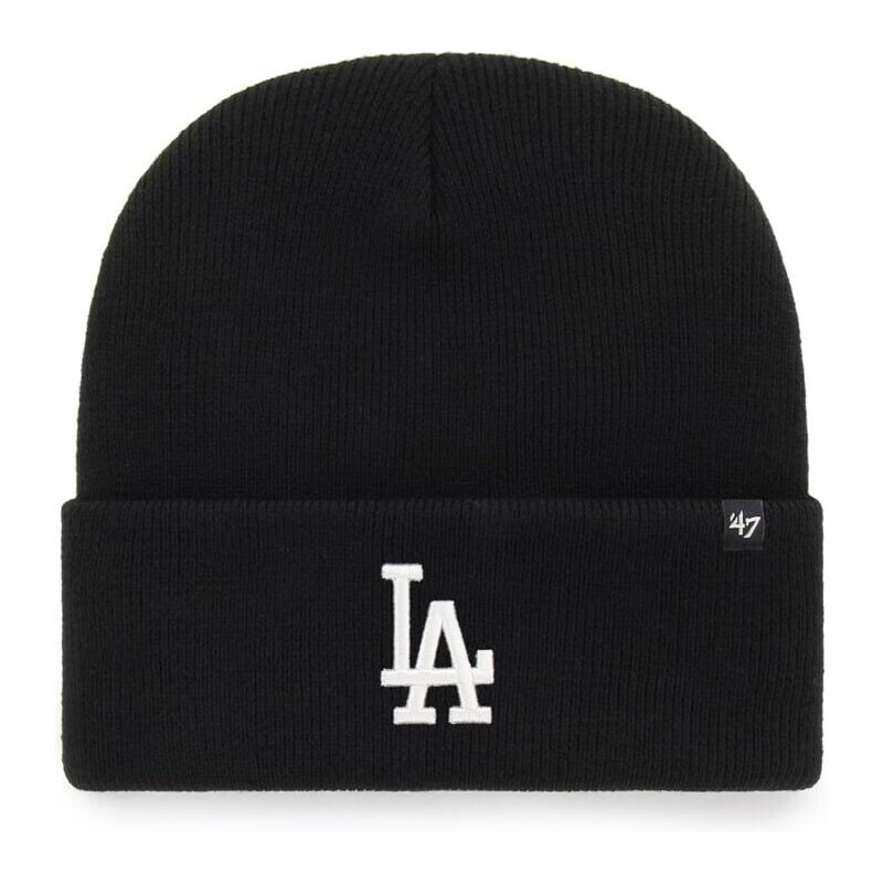 47 BRAND Pletená zimní čepice MLB Los Angeles Dodgers Haymaker