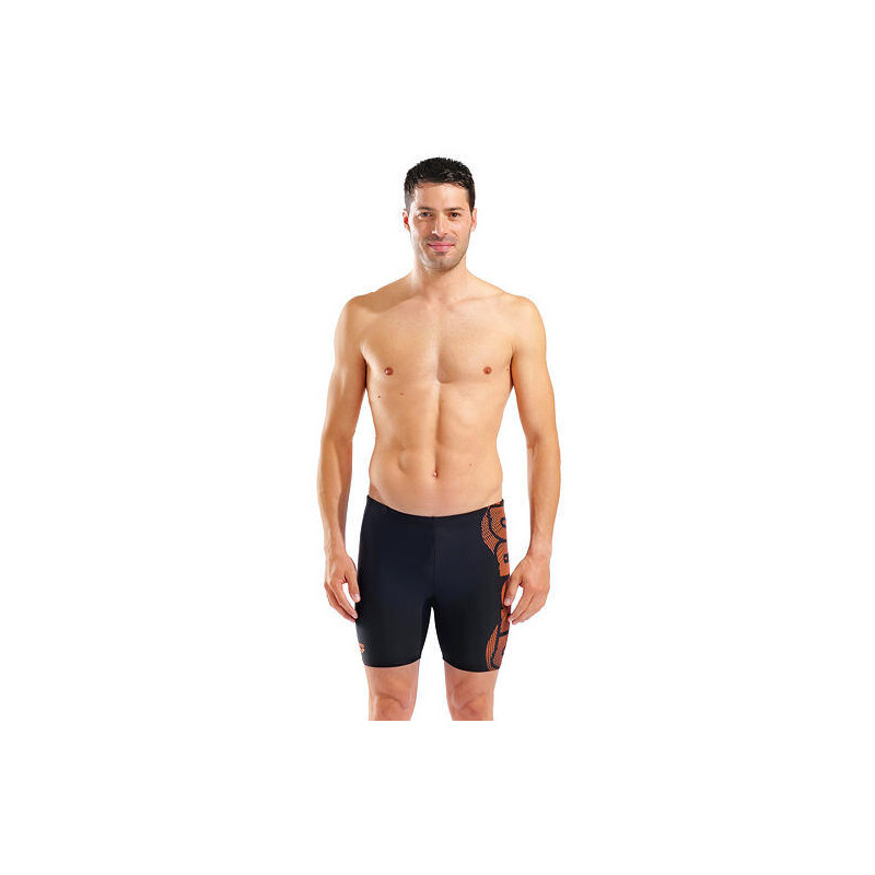 ARENA Pánské plavky Arena Feel Swim Mid Jammer Graphic