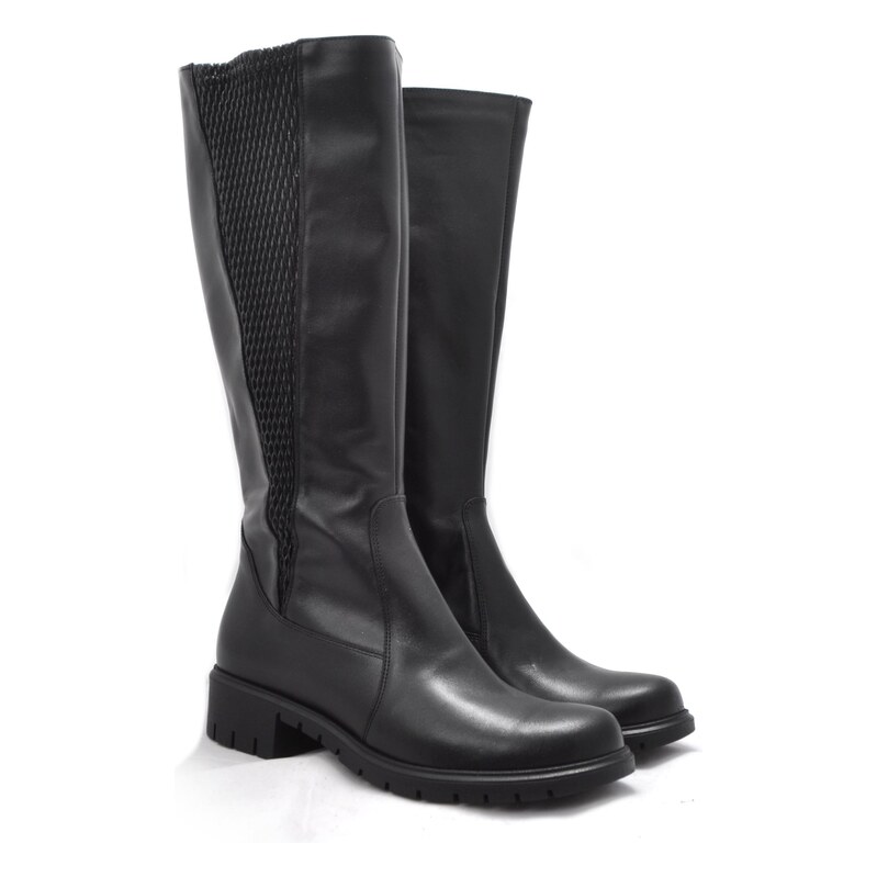 kozačky pro standardní lýtka (m) BARTON 24518 Černá