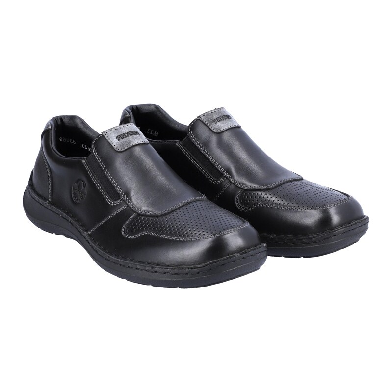 pánské mokasíny RIEKER 03069-00 Černá