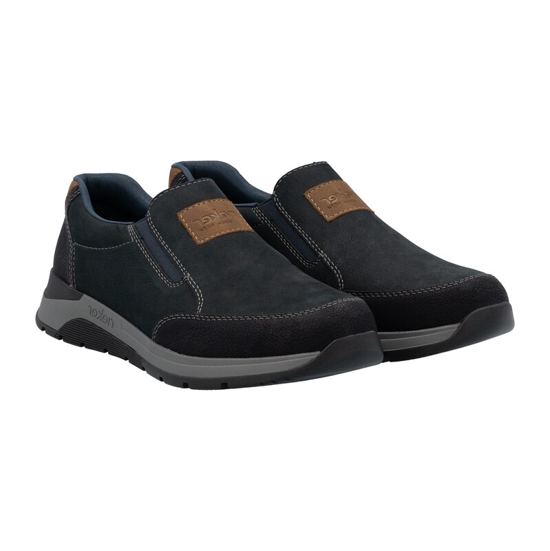 pánské polobotky Rieker 39657-14 Modrá