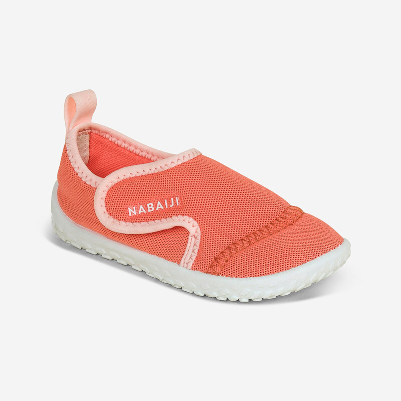 DECATHLON Boty do vody pro nejmenší Aquashoes korálové