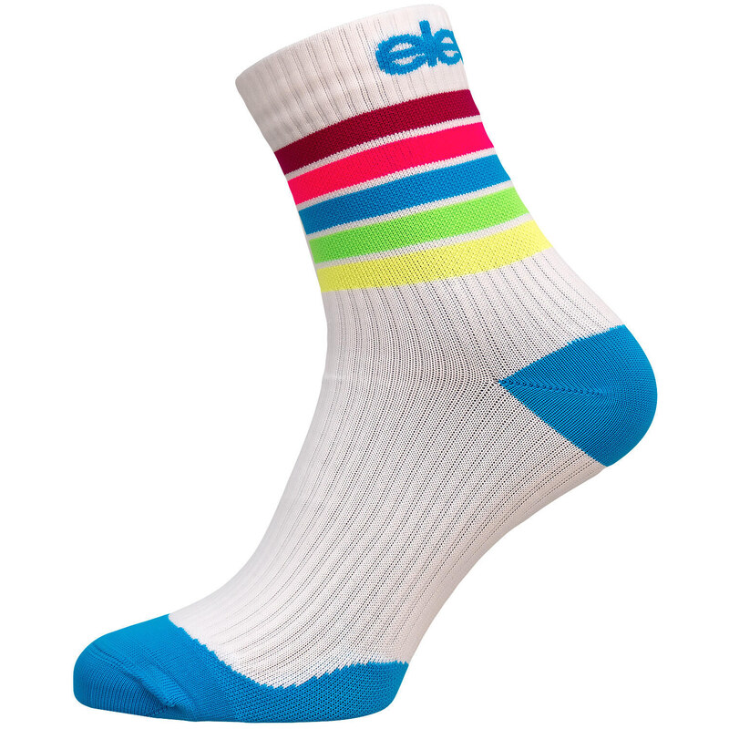 ELEVEN Kompresní ponožky Eleven Strada Stripe - bílé
