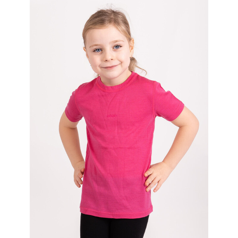 UNUO Dětské merino tričko Nature 116718072