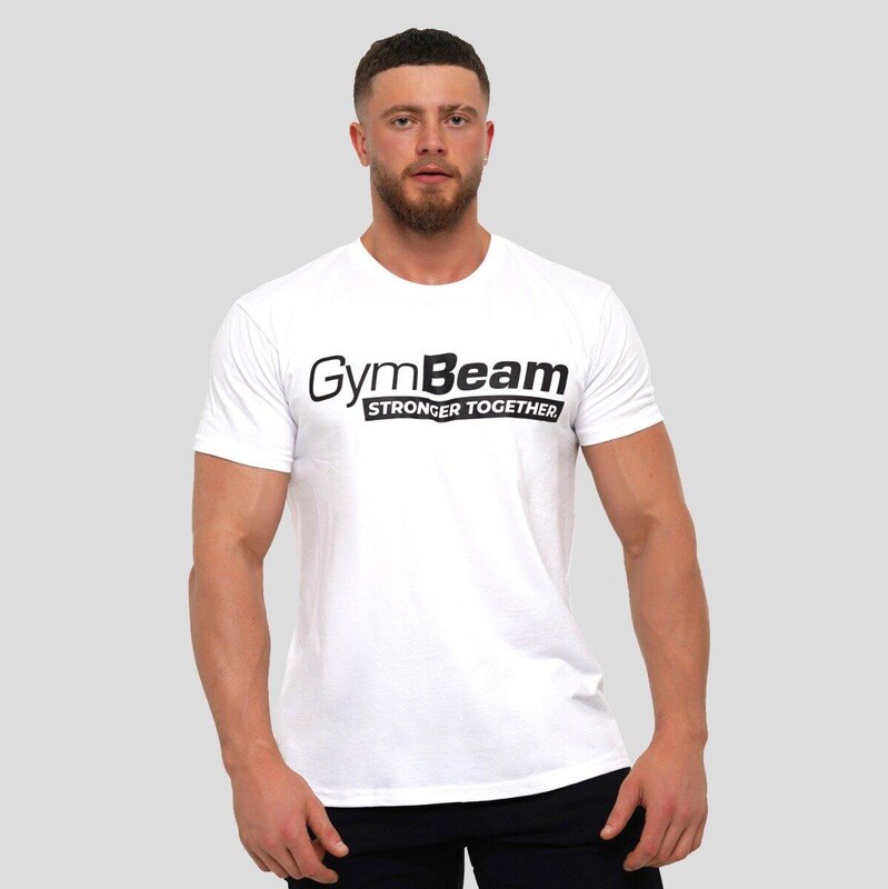 GYMBEAM Tričko pánské fitness krátký rukáv Stronger Together