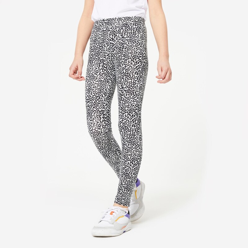 DECATHLON Dětské bavlněné legíny