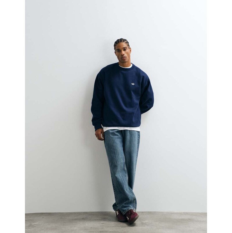 adidas Originals essential loose fit sweatshirt in navy